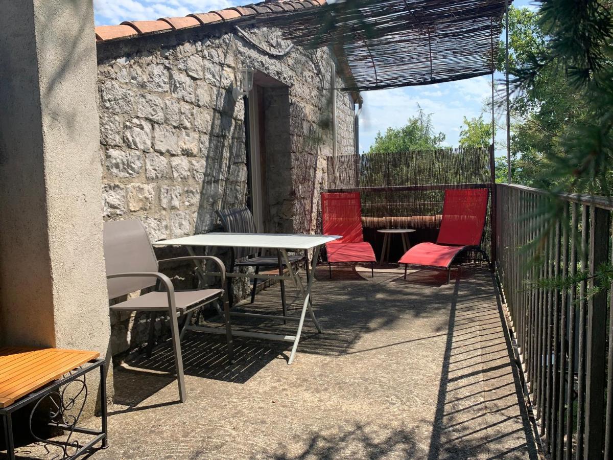 Bed and Breakfast Chambre D'Hotes Climatisee Avec Terrasse Et Spa Saint Alban Auriolles Exterior foto